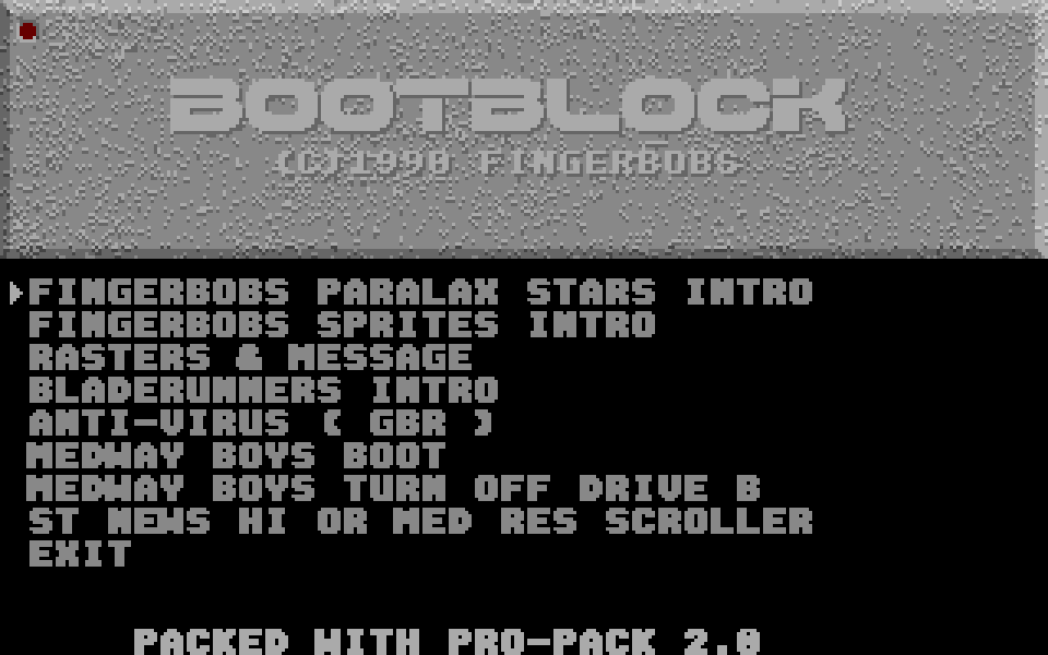 Bootblock — screenshot 1